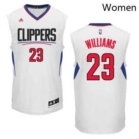Womens Adidas Los Angeles Clippers 23 Louis Williams Authentic White Home NBA Jersey